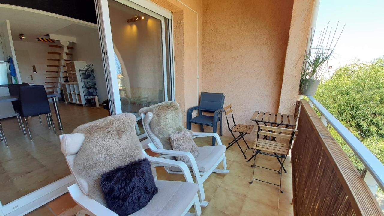 Charmant Appartement Vue Mer A 100M De La Plage. Saint Aygulf Exteriér fotografie